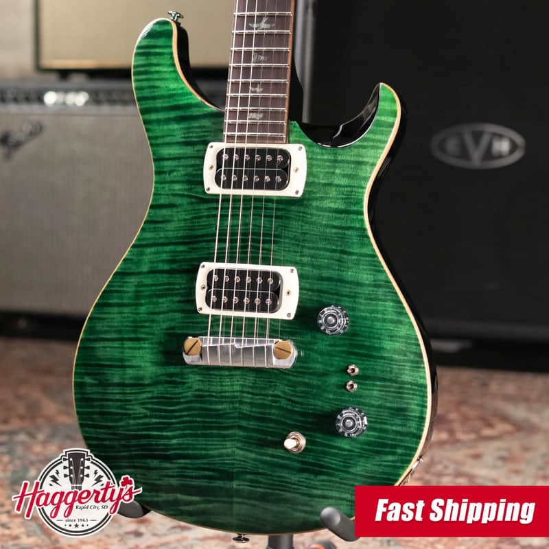 PRS SE Paul's Guitar Electric Guitar - Teal Black with Gig Bag image 1