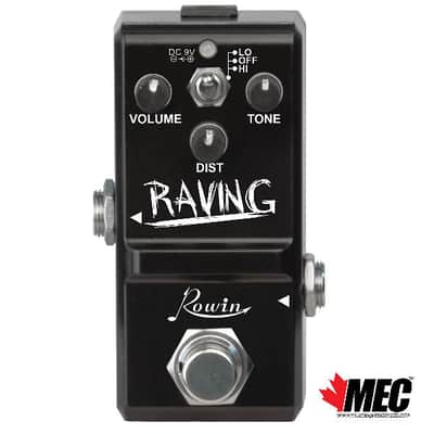 Rowin LN-305 Raving NANO Series Classic 80’s Hiwatt type British DISTORTION True Bypass Ships Free image 2