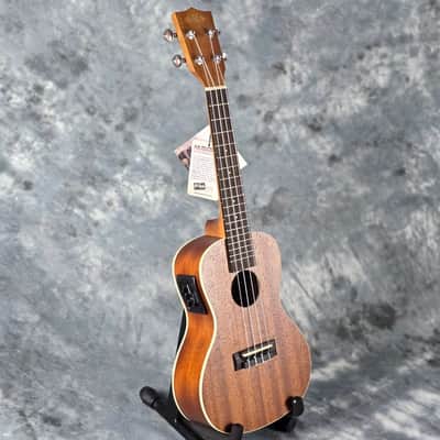 Kala KA-CE Concert Satin Mahogany Ukulele with Pickup & Kala UB-C Bag image 9