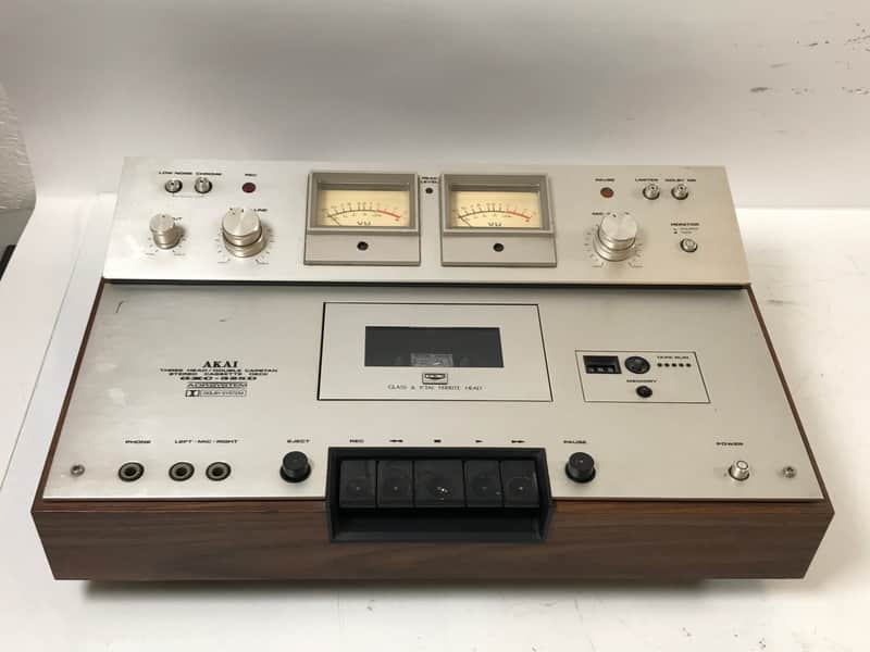 Vintage AKAI GXC-325D Three Head Cassette Stereo Tape Deck image 1