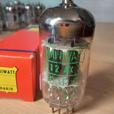 Rare early NOS NIB 1962 PHILIPS Dario Miniwatt 12AX7 ecc83 Holland BIG O getter  super strong best AMPEREX tube perfectly balanced  Orange Hiwatt Marshall, preamp image 5