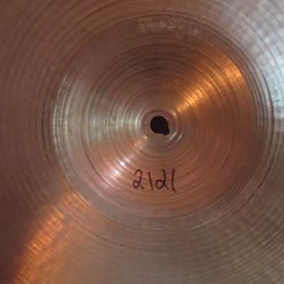 Zildjian Avedis Vintage 20 Inch Sizzle Ride Cymbal, 1960s, 2121 Grams, Nice! image 6