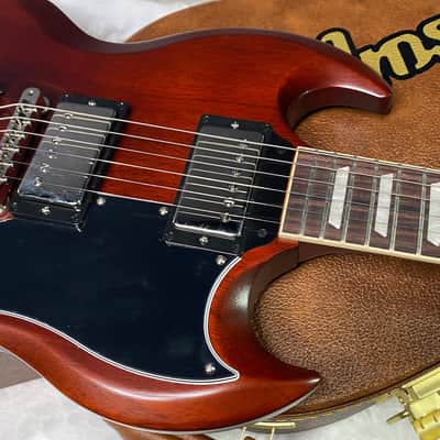 NEW ! Gibson SG Standard '61 Stop Bar - Faded Vintage Cherry - Only 6.1lbs - Authorized Dealer - G07391 image 3