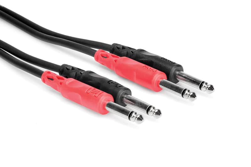 Hosa CPP-203 - Dual 1/4" TS to Same Cable, 3M (9.9ft) image 1