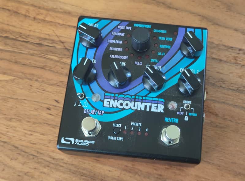 Source Audio Encounter Ambient Delay / Reverb 2025 - Present - Black / Blue image 1