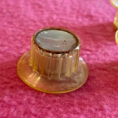 1960's vintage Kay gold knobs for archtop jazz ll old kraftsman galaxy truetone speed demon red devil aristocrat  K-300 image 9