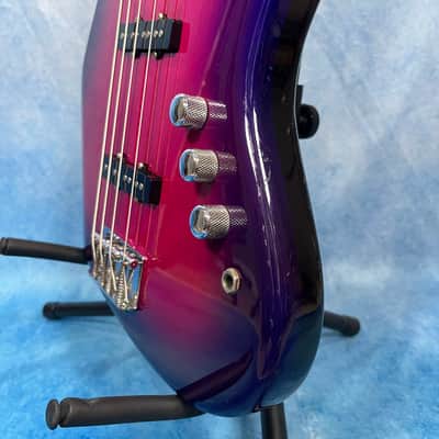 Fender Japan JB-62 Jazz Bass Magenta Burst, MIJ image 11