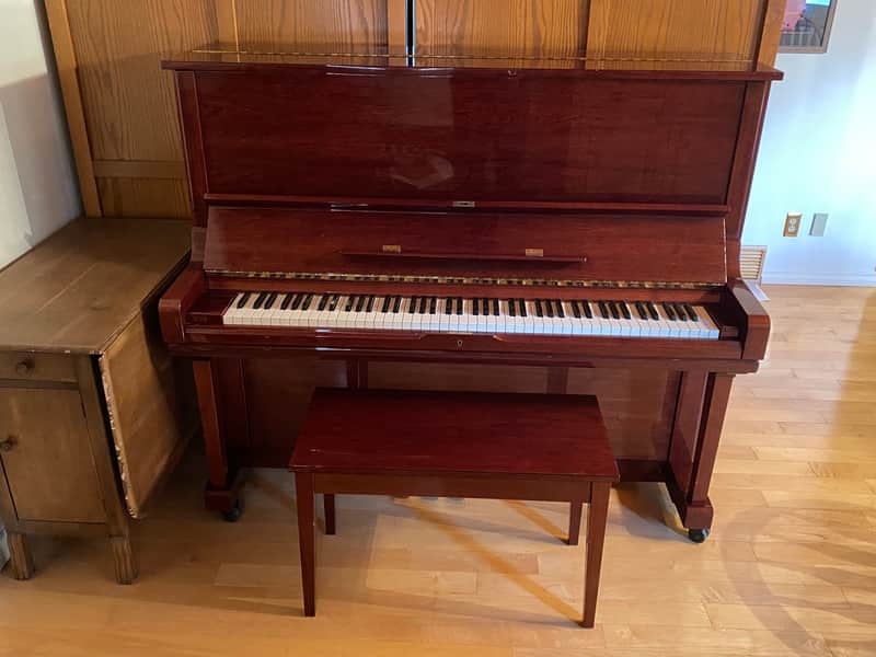 Yamaha U3AR Upright Piano - Mahogany Gloss image 1
