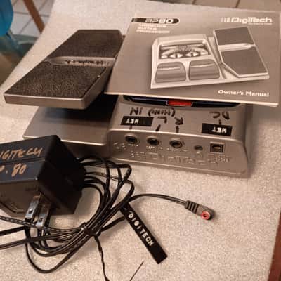 DigiTech RP80 Modeling Guitar Processor w/adapter & USER GUIDE image 3