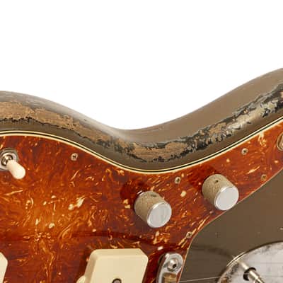 Fender Custom Shop Masterbuilt (Dale Wilson) Custom '59 Jazzmaster Heavy Relic Charcoal Frost Metallic Over Black (One of a Kind) #CZ557907 image 7