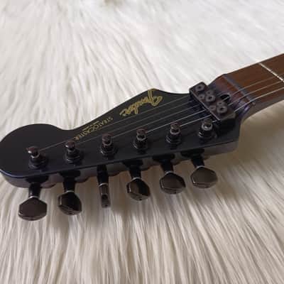 Fender ST-535 Contemporary Boxer Series Stratocaster HH 1985 - Black image 16