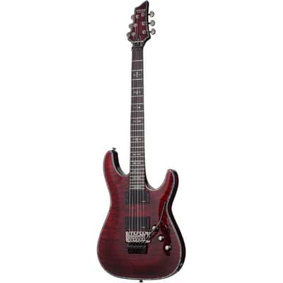 SCHECTER C-1 Hellraiser FR Electric Guitar Black Cherry Finish image 2