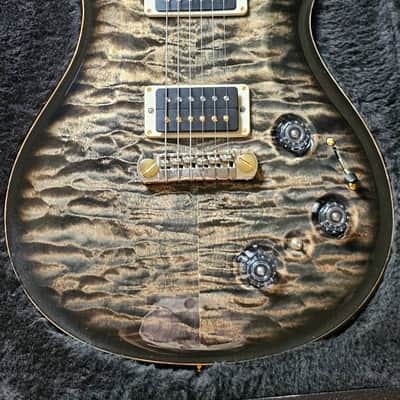 PRS P22/Custom 22 Piezo Stoptail 10-Top 2012 Charcoal Tri-Color Burst imagen 1