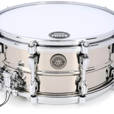 Tama PBR146 Starphonic Brass 6 x 14 inch Snare Drum - Nickel-plated image 2