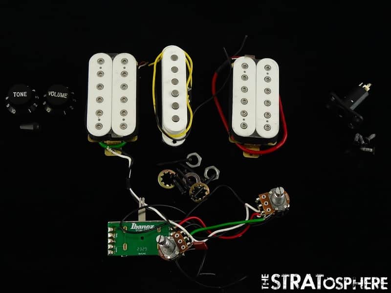 Ibanez RG470DX Quantum Humbucker HSH PICKUPS POTS KNOBS Ceramic Alnico. image 1