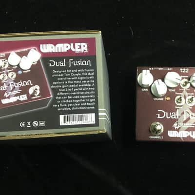 New Wampler Dual Fusion Pedal Authorized Dealer Free Shipping image 2