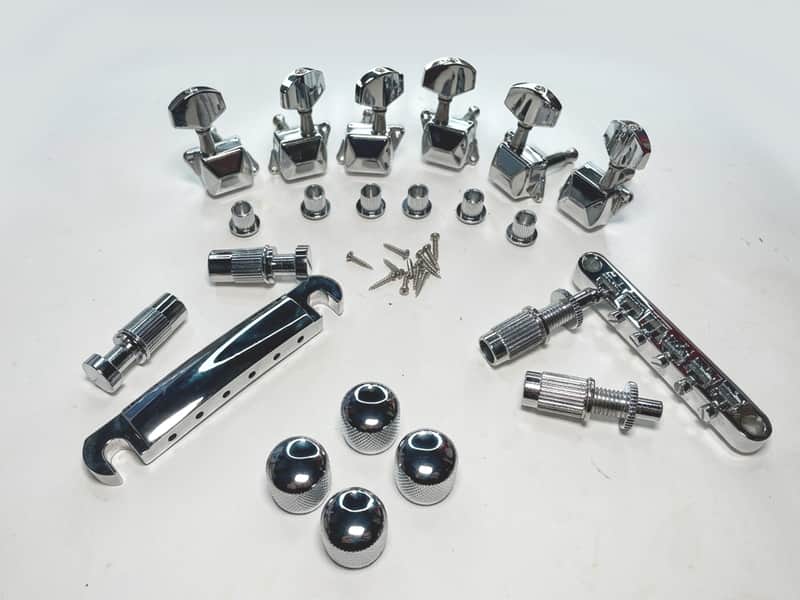 Epiphone Tuners 3L And 3R, bridge and Knobs image 1
