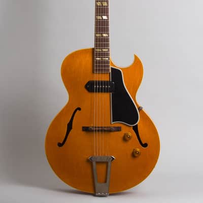 Gibson  ES-175N Arch Top Hollow Body Electric Guitar (1954), ser. #A-17919, original brown hard shell case. image 1