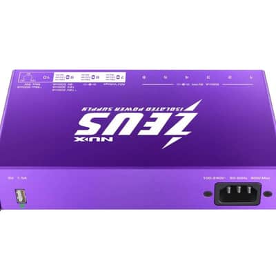 NuX Zeus All-Isolated Power Supply with 10 High Current DC Power for NUX Pedals, Purple image 5