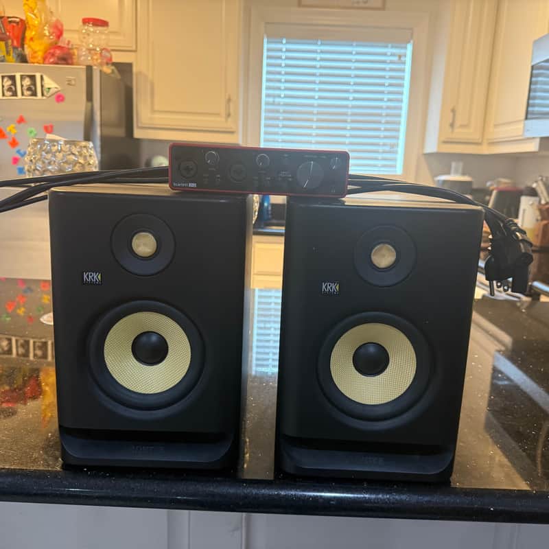 KRK RP-5 Rokit G4 2-Way 5" Active Studio Monitors (Pair) 2019 - 2021 - Black image 1