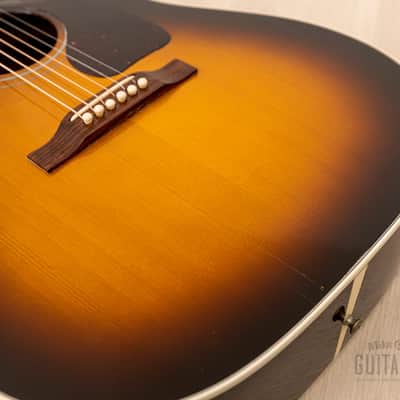 1996 Gibson J-45 Banner Logo Vintage Reissue Dreadnought Acoustic Guitar w/ Case & Tags, Yamano image 10