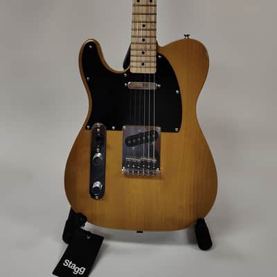 Squier Affinity Series Telecaster Left-Handed with Top-Loader Bridge 2012 - 2021 - Butterscotch Blonde image 2