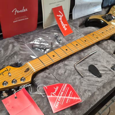 Fender American Ultra Stratocaster HSS BRAND NEW Texas Tea Metallic USA Humbucker Strat Electric Guitar image 10