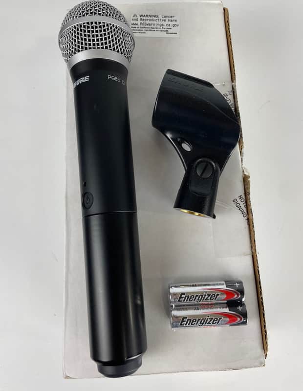 Shure BLX2/PG58 Handheld Wireless Microphone Transmitter with PG58 Capsule, H11 Band image 1