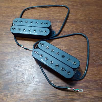 Seymour Duncan Mark Holcomb Signature Alpha / Omega 7-String Pickup Set - Black image 2