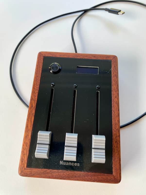 Pierre Caillet Nuances fader MIDI controller 2026 - Black image 1