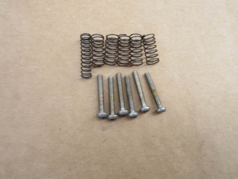 Vintage 1960s 70s Kawai Teisco Guitar Pickup Adjustment Screws & Springs image 1