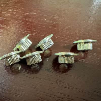 Gibson Vintage 1970's Les Paul Flower Tuner Ferrules 1975 1976 1977 1978 1979 1980 1970's image 3
