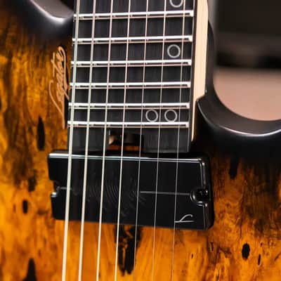 Legator G7FSS-DV Ghost 7-String Multi-Scale Headless Electric Guitar - Death Valley with Gig Bag image 9