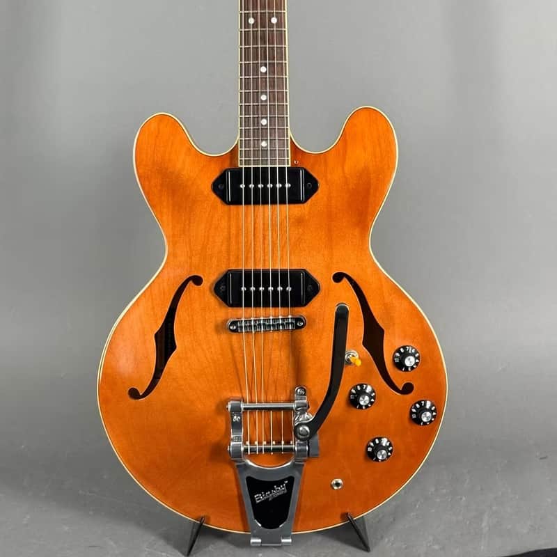 Stanford CR Thinline 30 VB 2,8 kg P90 Bigsby Tremolo inkl. original Koffer imagen 1