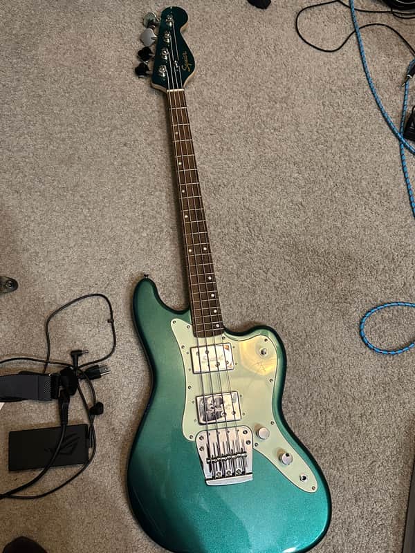 Squier Paranormal Rascal Bass HH 2023 - Present - Sherwood Green - Pristine Condition image 1