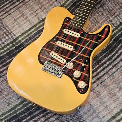 Unbranded Hybrid Telecaster Strat SSS 2024 - Yelloish image 4