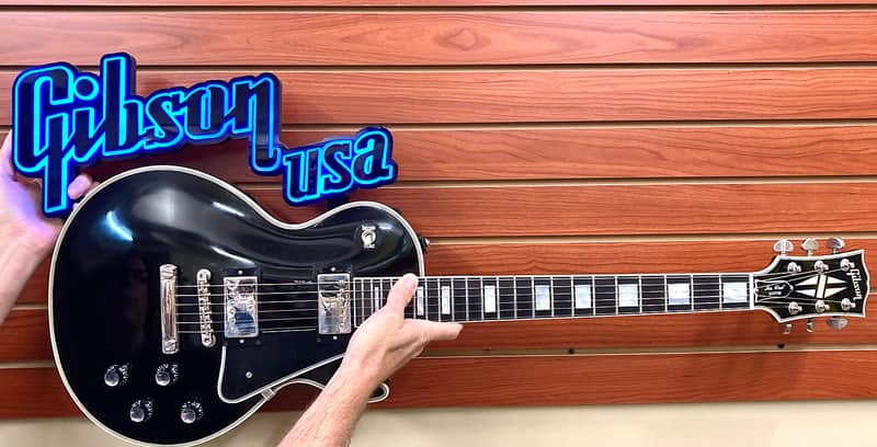 Gibson Display Sign and Guitar Hanger image 1