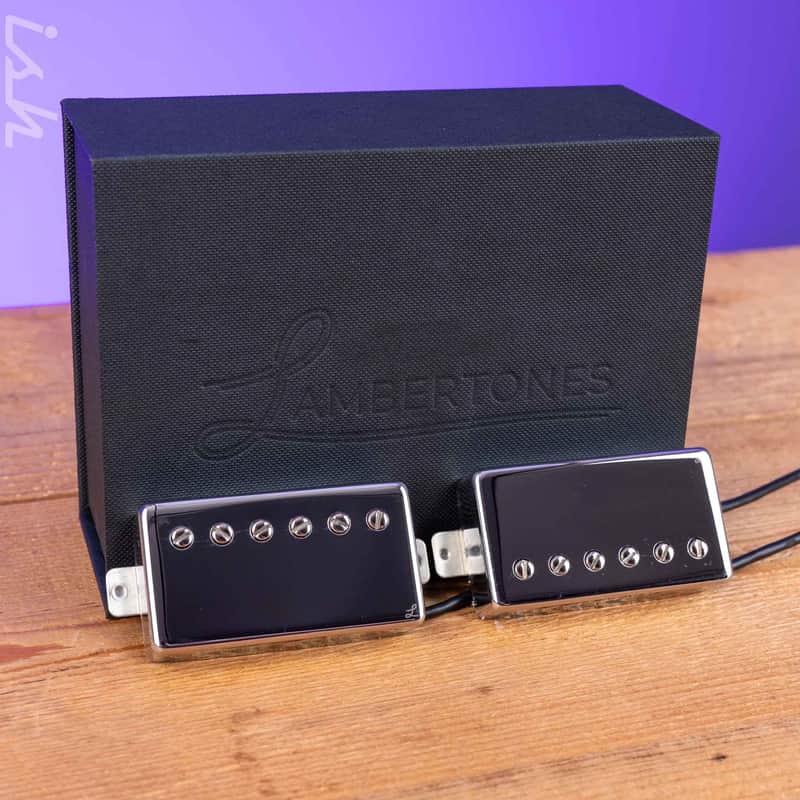 Lambertones "The Crema" Humbucker 4 Wire Set-Chrome image 1