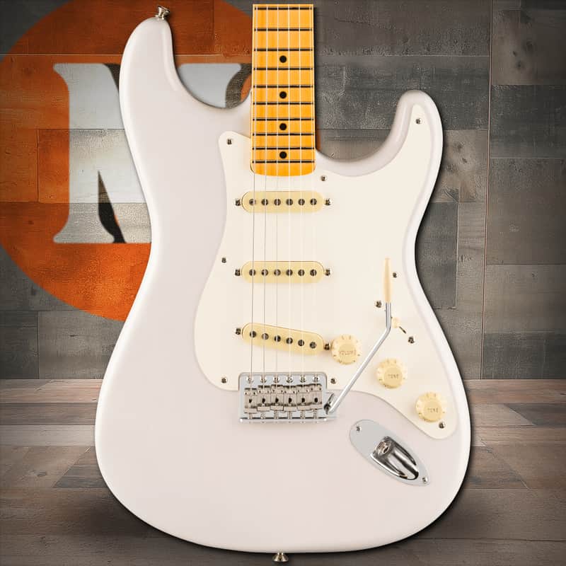 Fender Eric Johnson Stratocaster Maple Fingerboard - White Blonde image 1
