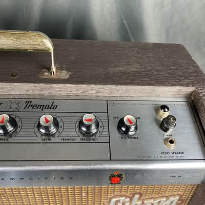Gibson GA-8T Discoverer Tremolo Tube Amp Serviced 1964 image 3