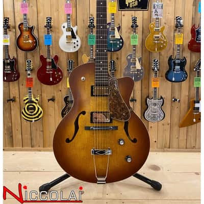 GODIN 5th Avenue Cutaway KingPin II HB Cognac Burst image 8