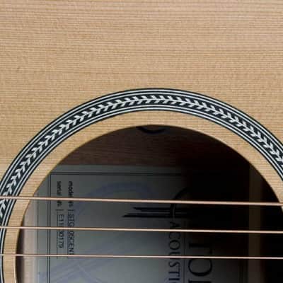 Teton STG105CENT 105 Series Grand Concert Solid Cedar Top Mahogany Neck 6-String Acoustic-Electric Guitar w/Hard Case image 7