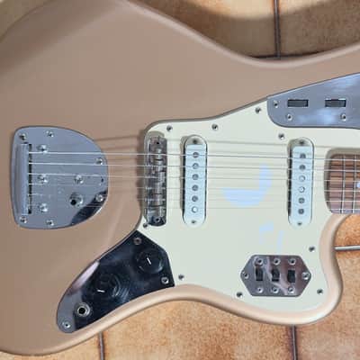 Fender JG-66 Rare Jaguar Reissue MIJ 2002 matching headstock shoreline gold japan set pickups MS Tornade 62’ image 6