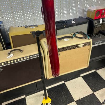 Arbor 5 string bass Red Jazz style image 13