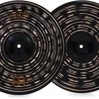 Meinl Classics Custom Dark 14" Hi-hat Cymbal Pair image 1