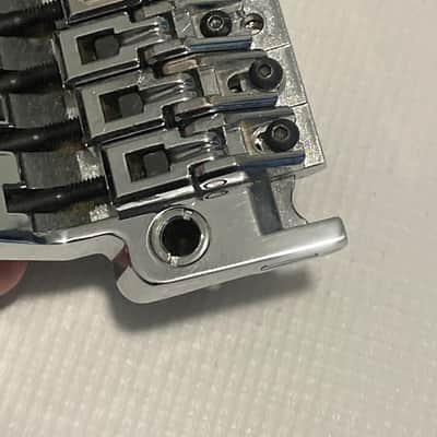 1990's Japan Ibanez S & RG Series Chrome Original Edge Floyd Rose Tremolo Bridge Set image 22