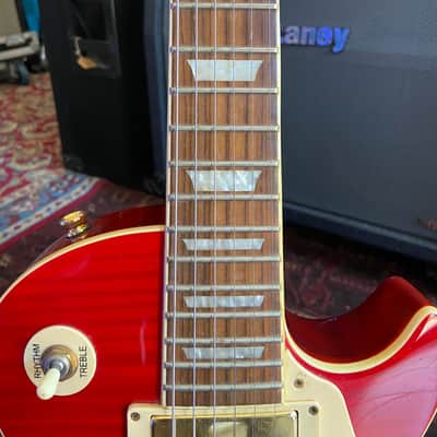 Blitz by Aria Pro II 450 CS Leopard - Cherry Sunburst image 3