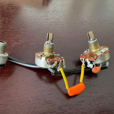 Gibson Vintage 1965 SG Junior Control Harness Pots Volume Tone Switch Jack 1966 1960's image 2