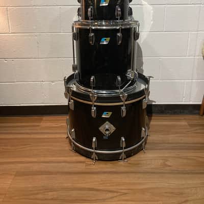 Ludwig Vistalite Big Beat 3pc Kit 12//16/22" 1970s - Smoke image 1