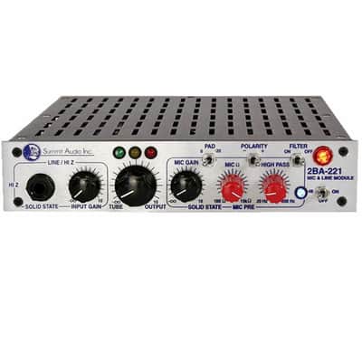 Summit Audio 2BA-221 中古品 Summit Audio 2BA-221 Mic and Line Module | Reverb